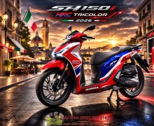 Honda Sh150 HRC 2026: Phiên bản thể thao đậm chất đường đua cho đô thị hiện đại